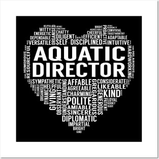 Aquatic Director Heart Posters and Art